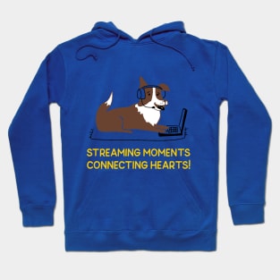 Live streamers connect people and hearts Hoodie